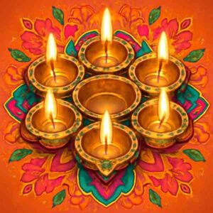 Metal Diya